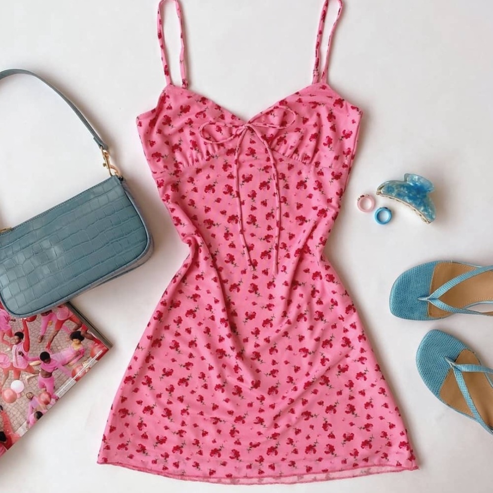 Hello Molly Breath Of Air Dress Pink in size XS